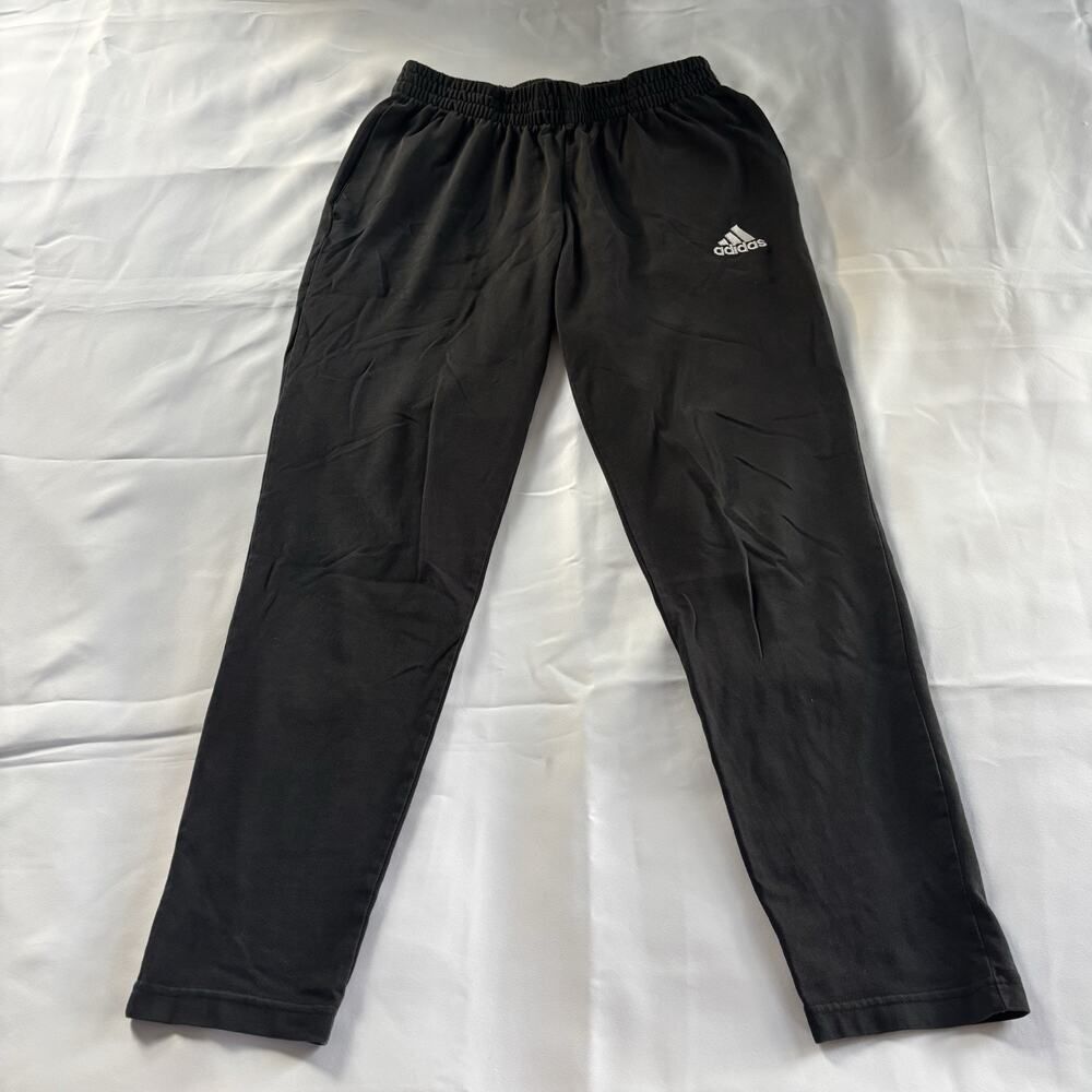 Adidas Black Track Pants Lightweight Sweatpants Jogger Athletic Pants Mens Sz M